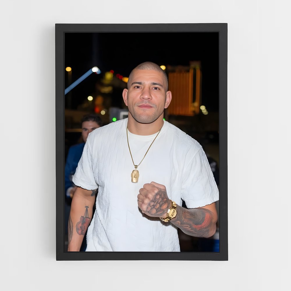 Poster Alex pereira individuelle – affiche MMA (vue 2)